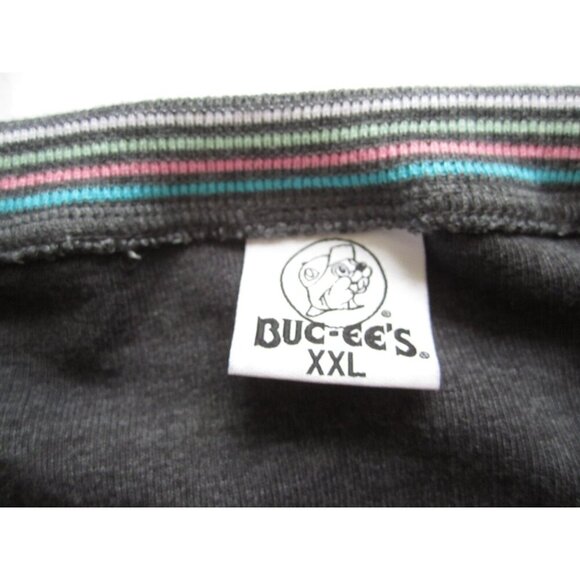 Men Buc-ee's Gas Station V Neck Cotton Blend Long Sleeve Pullover Sz XXL (MT467) - Picture 2 of 9